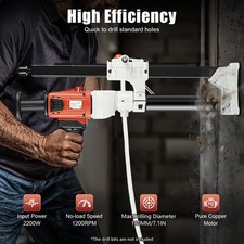 2200W Kernbohrgerät Kernbohrmaschine Diamant Kernbohrgerät Nass Trocken Bohren