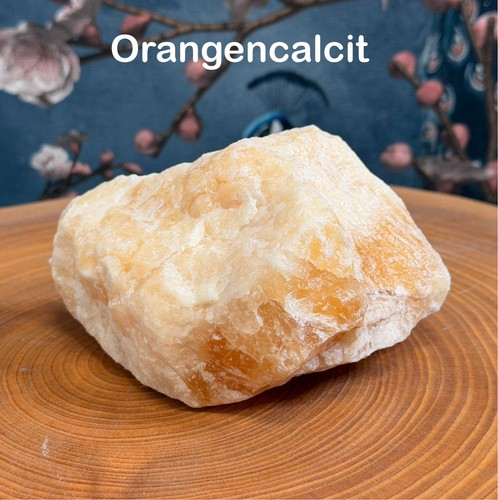 Orangencalcit rohstein - xl,