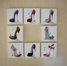 Schuhbilder set 8 schöne - set,