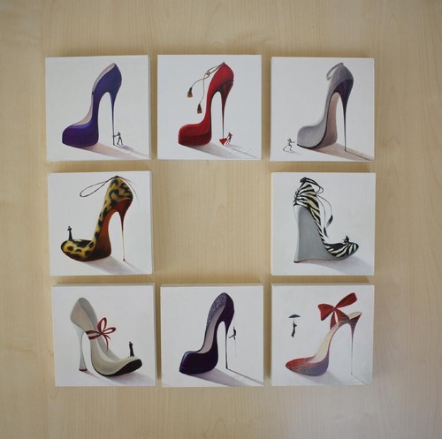 Schuhbilder set 8 schöne - schuhbilder,