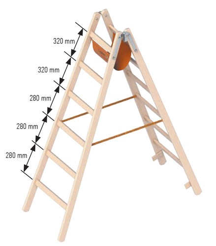 Layher 1053 holzstehleiter - layher,