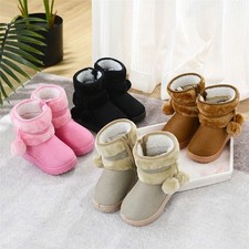 SchneeStiefel Winter Dicke Warme Kinder Mädchen Jungen Stiefel Prinzessin Schuhe