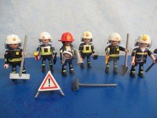 6 x Feuerwehr Mann Figuren