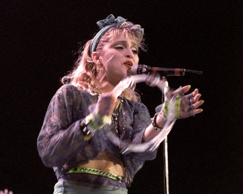 Madonna performing san - performing,