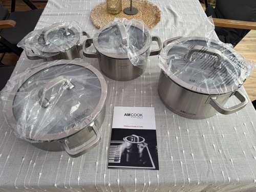 Topfset edelstahl amcook - edelstahl, s8