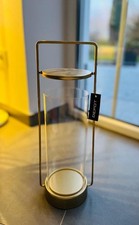 Windlicht Kerzenständer Gold Kristallglas Neu!!! NP 24,99€ Deko Weihnachten