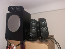 Logitech X-530 5.1 PC-Lautsprechersystem, Surround Anlage, Aktiv Subwoofer