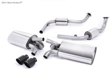 Milltek Racing-Anlage inkl. Kat-Rohr Porsche Boxster S Typ 986 2x90mm BLACK