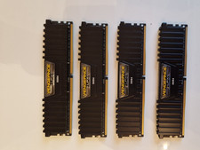 Corsair Vengeance LPX 64 GB (4 x 16GB) DDR4-3200 MHz CL16 Kit, Intel XMP 2, RAM
