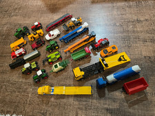 Spielzeug 25 x SIKU Kran Traktor Dampflok Harvester Lastwagen Matchbox ADAC Aral