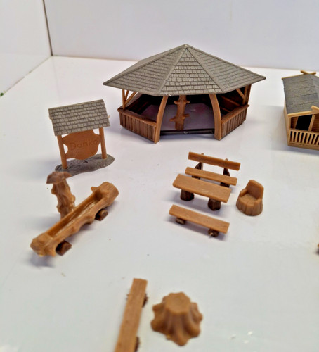 Waldrastplatz mit pavillon - waldrastplatz,