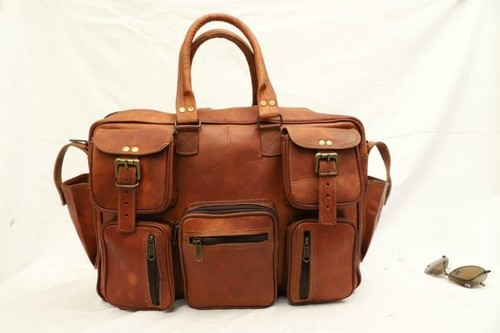 Leder messenger reise - leder,