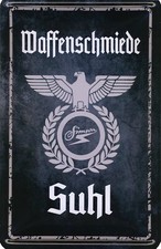 Blechschild Waffenschmiede Suhl Simson 20x30cm Motorrad Geschenk Werkstatt Kfz