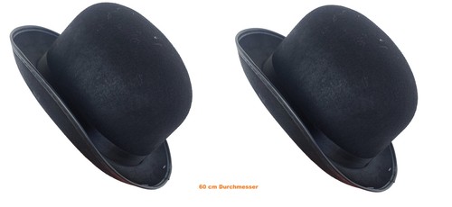 Schwarze melone hut - 2x,
