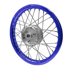 Speichenrad Felge Alu für Simson S51 S50 S70 Schwalbe KR51 AF14 blau gebraucht