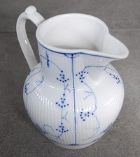 Antik Villeroy & Boch Dresden indisch Blau - Strohblume Kanne Krug, Top, selten