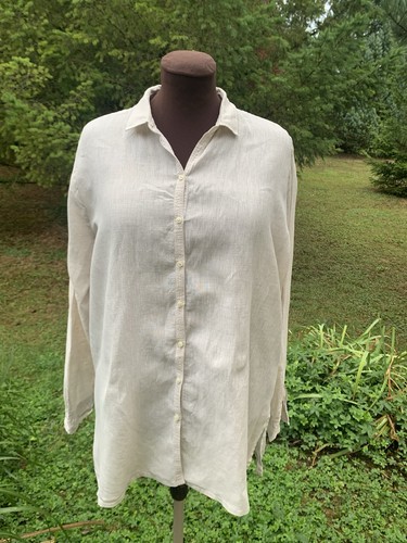 Leinenbluse beige 44 - beige,,