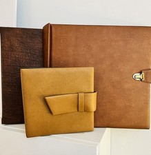 Konvolut Vintage Vinyl Aufbewahrung ,   4 Alben/Mappen für LP&Singles