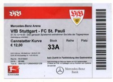 Ticket Pokal VfB Stuttgart - FC St. Pauli 2012/13