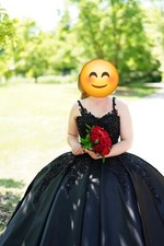 Schwarz Kleid/ ABENDKLEID /