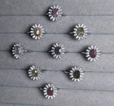 Größenverstellbarer Ring mit Turmalin (gratis Versand!)