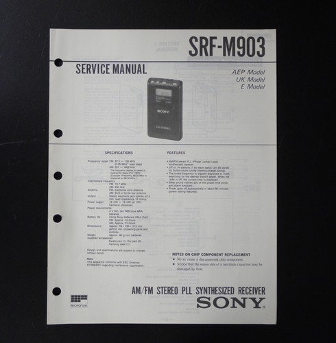 Original sony srf m903 - original, srf-m903