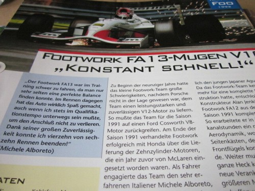 Formel archiv autos 1992 - formel,