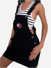 Tommy jeans damen latzkleid - jeans,