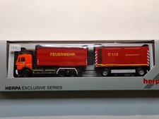 Feuerwehr Hamburg NEU & OVP Herpa WLF mit Anhänger Notstrom
