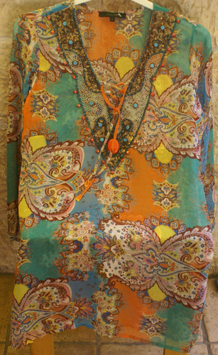 Malvin bluse tunika floral - tunika,