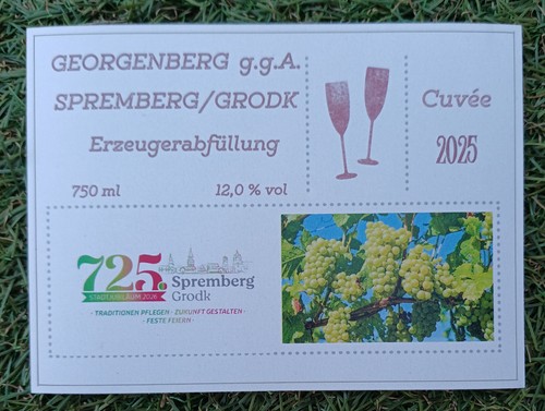 Wein etikett 725 jahre - wein-etikett,