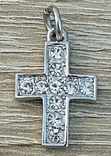 Kreuz anhänger silberfarben - kreuz,