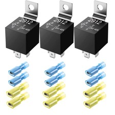 3er Pack 24V DC Relais mit 40A