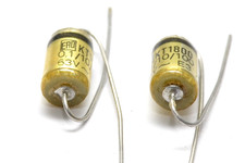 2x Vintage Folien-Kondensator