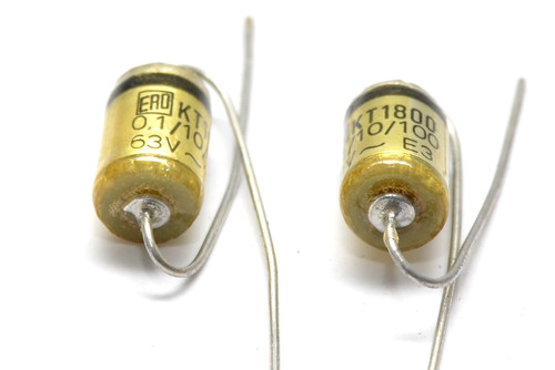 Vintage folien kondensator - 2x,