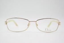 Vintage Brille Christian Dior CD3680 Gold Beige Oval Brillengestell eyeglasses