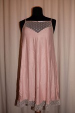 HANRO retro Trägerkleid Nachthemd THE STORY OF RITA rosa S NEU