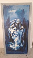 Acrylgemälde / Wandbild/ Bild / Gemälde (nackte Frau)  mit Rahmen 107x58cm - TOP