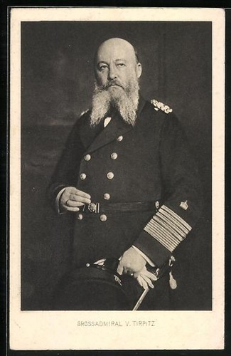 Großadmiral von tirpitz in - ak,