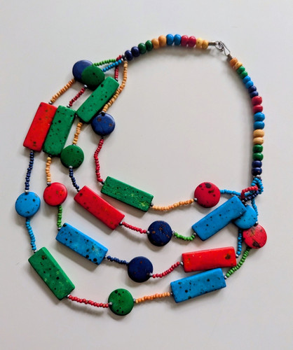 Mehrreihige bunte stein - bunte,