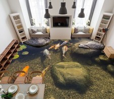 3D Stein Fisch C6167 Fußboden