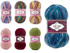 ALIZE Superwash 100 Comfort Socks Sockenwolle (Farbauswahl uni/multicolor)