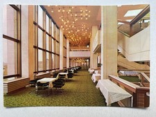 Ak Berlin Palast der Republik seitenfoyer Sessel Lampen Design foto DDR 1976