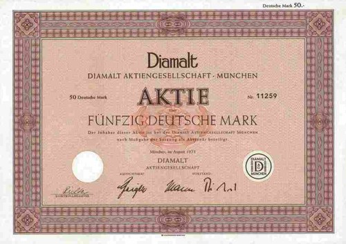 Diamalt münchen wien - münchen, 1973