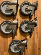 Lenkrolle 125 Steinco Edelstahl Ausführung Anschraubplatte 1 Stück