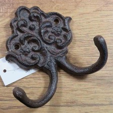 Garderobenhaken Gusseisen Kleiderhaken Wandhaken Landhaus Schlüsselhaken HK087-B