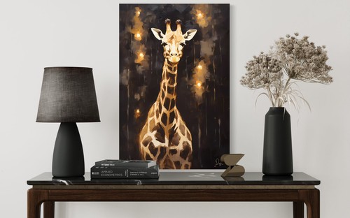 Giraffe leinwand bild jungle - bild,