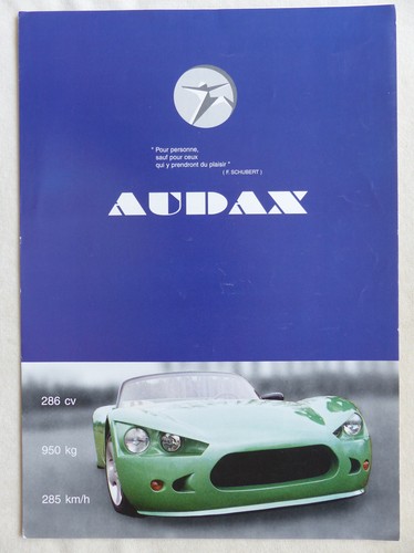 Audax kit car roadster mit - audax,