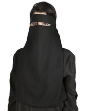 Niqab einlagig hijab - niqab,