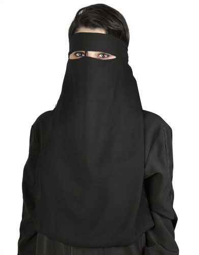 Niqab einlagig hijab - -,